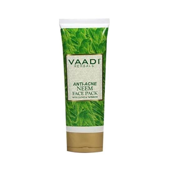 Picture of Vaadi Herbals Value Pack of Anti-Acne Neem Face Pack with Clove & Turmeric Pack of 2