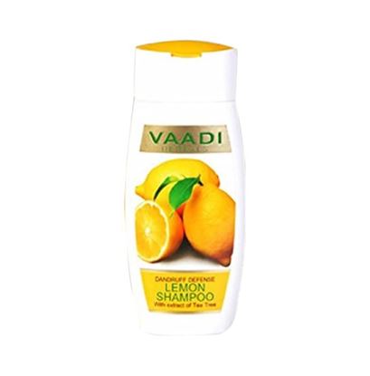 Picture of Vaadi Herbals Value Pack of Dandruff Defense Lemon Shampoo with Extracts of Tea Tree Pack of 3