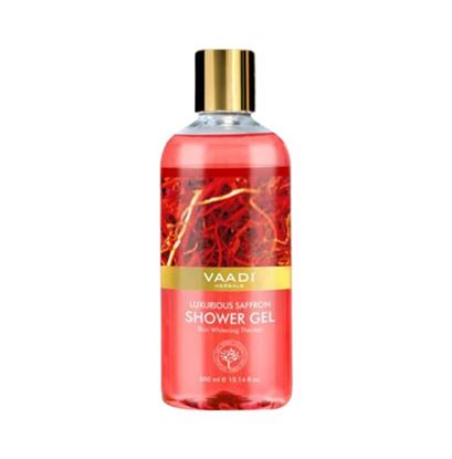 Picture of Vaadi Herbals Value Pack of Luxurious Saffron Shower Gel Pack of 3