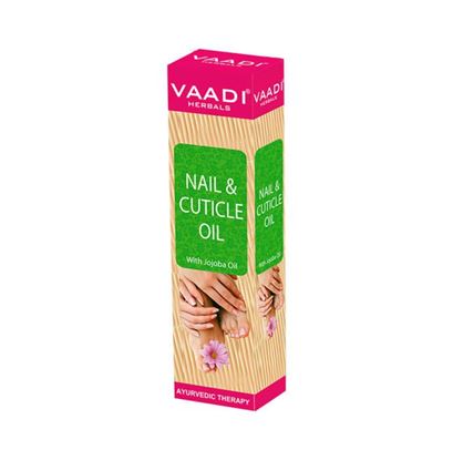 Picture of Vaadi Herbals Value Pack of Nail & Cuticle Oil with Jojoba Oil Pack of 3