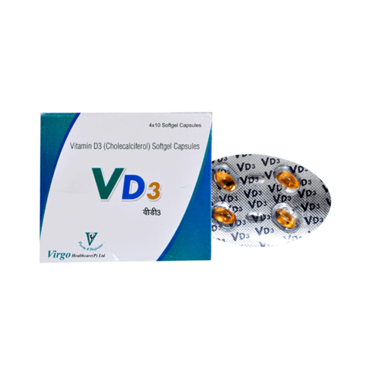 Picture of Virgo Healthcare VD3 Soft Gelatin Capsule