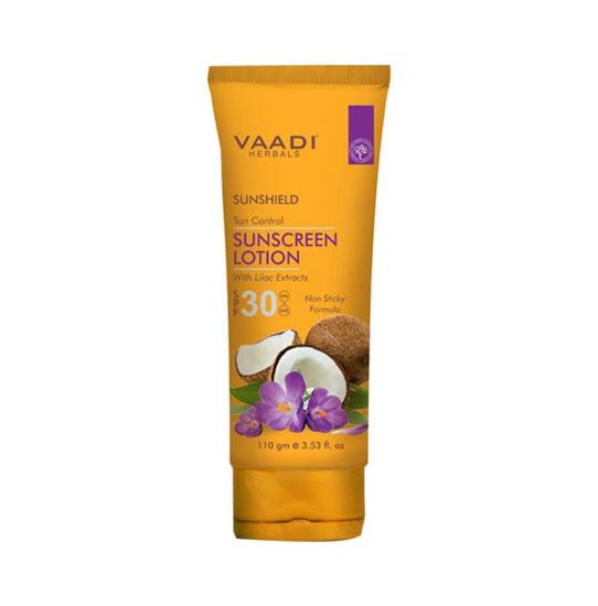 Picture of Vaadi Herbals Value Pack of Sunscreen Lotion SPF-30 with Lilac Extract Pack of 3