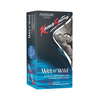 Picture of Kamasutra Wet N Wild Condom Pack of 3