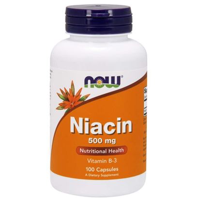 Picture of NOW Foods Niacin 500mg Capsule