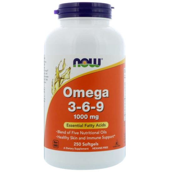 Picture of NOW Foods Omega 3-6-9 1000mg Softgels