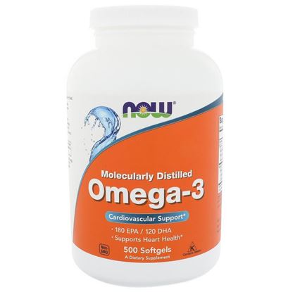 Picture of NOW Foods Omega-3 Softgels