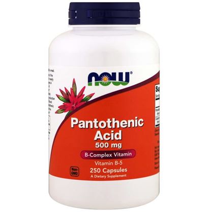 Picture of NOW Foods Pantothenic Acid 500mg Capsule