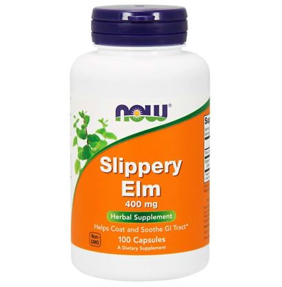 Picture of NOW Foods Slippery Elm 400mg Capsule