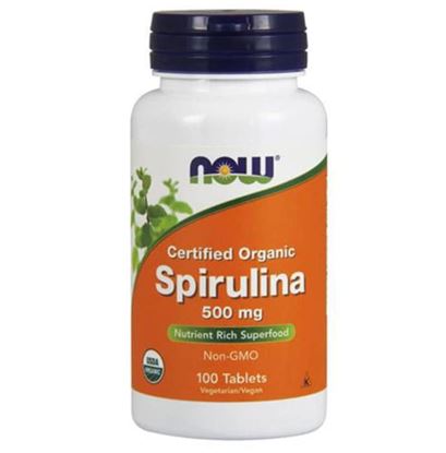 Picture of NOW Foods Spirulina 500mg Tablet