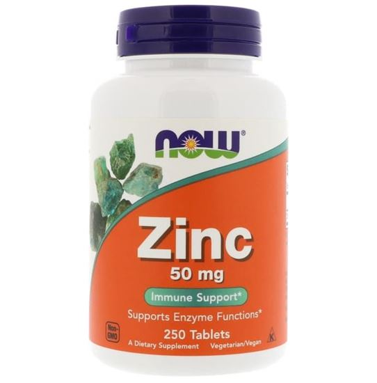 Picture of NOW Foods Zinc 50mg Tablet