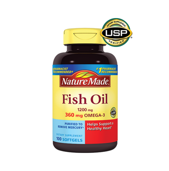 Picture of Nature Made Fish Oil Omega-3 1200mg Softgels