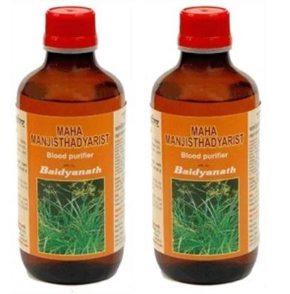 Picture of Baidyanath Maha Manjishthadyarishta Pack of 2