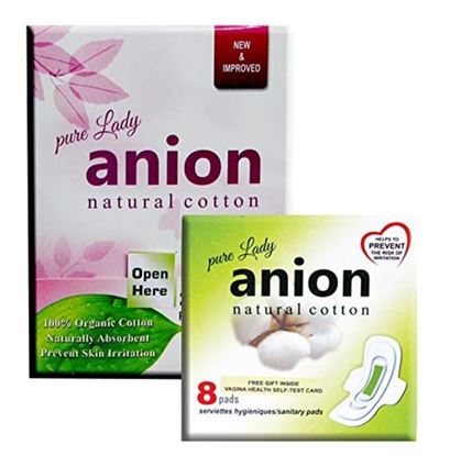Picture of Happy Time Combo of Pure Anion Sanitary Pads (8 Pieces) & Pure Anion Panty Liners (25 Pieces)