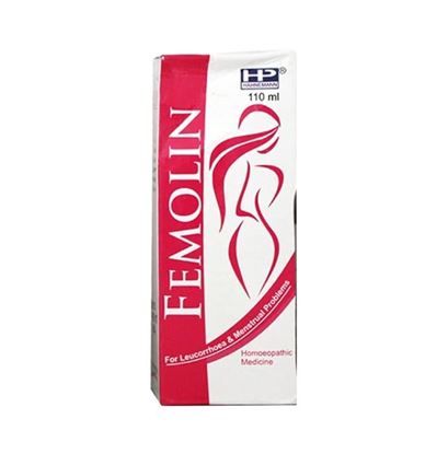 Picture of Hahnemann Femolin Leucorrhoea & Menstrual Problems Syrup Pack of 2