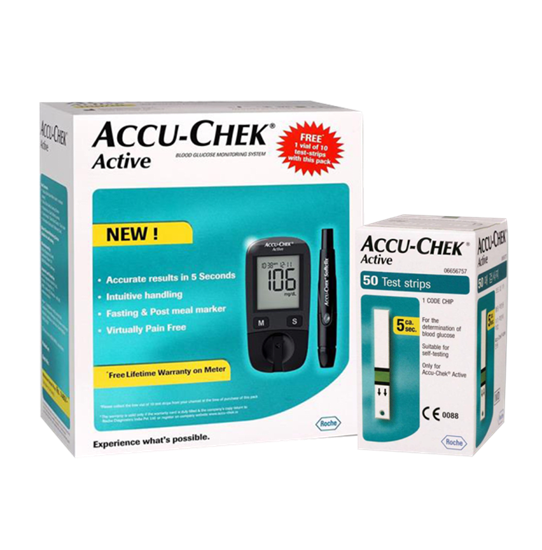 Picture of Accu-Chek Active Kit with 50 extra Active Strips