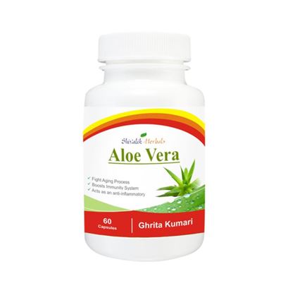 Picture of Shivalik Herbals Aloe Vera- Ghrita Kumari 500mg Capsule Pack of 2