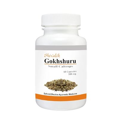 Picture of Shivalik Herbals Gokhshuru 500mg Capsule Pack of 2