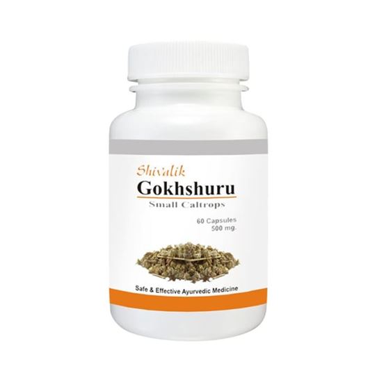 Picture of Shivalik Herbals Gokhshuru 500mg Capsule Pack of 2