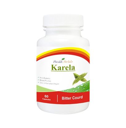 Picture of Shivalik Herbals Karela- Bitter Courd 500mg Capsule Pack of 2