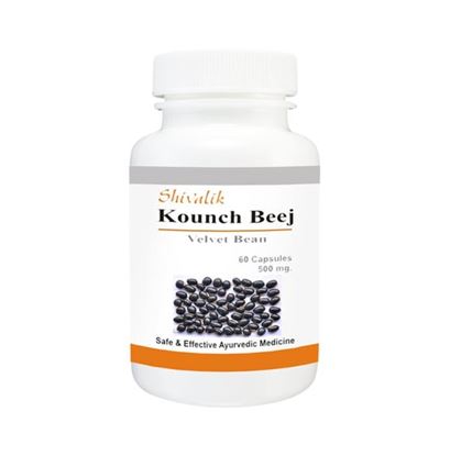 Picture of Shivalik Herbals Kounch Beej- Velvet Bean 500mg Capsule Pack of 2