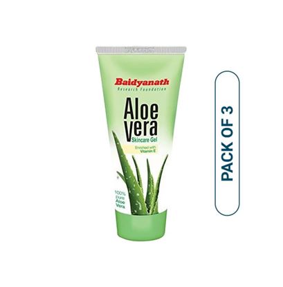 Picture of Baidyanath Aloe Vera Skin Care Gel Pack of 3