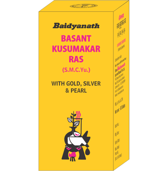 Picture of Baidyanath Basant Kusumakar Ras with Gold, Silver & Pearl