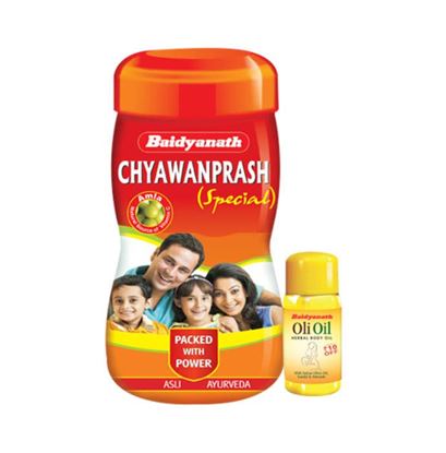 Picture of Baidyanath Chyawanprash Special with 30ml Baidyanath Oli Oil Free