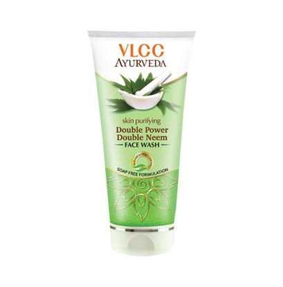 Picture of VLCC Ayurveda Skin Purifying Double Power Double Neem Face Wash Pack of 2