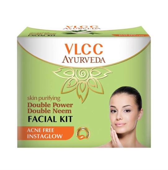 Picture of VLCC Ayurveda Skin Purifying Double Power Double Neem Facial Kit