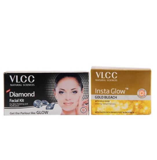 Picture of VLCC Combo of Diamond Facial Kit & Insta Glow Bleach