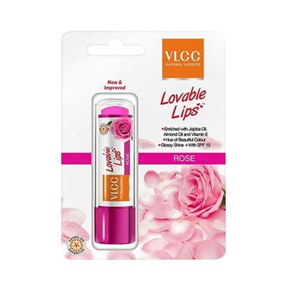 Picture of VLCC Lovable Lips Lip Balm Rose Pack of 2