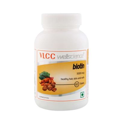 Picture of VLCC Wellscience Biotin 5000mcg Tablet