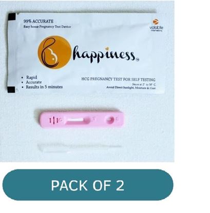 Picture of Volatile Marketing Happiness HCG Pregnancy Test Kit Pack of 2