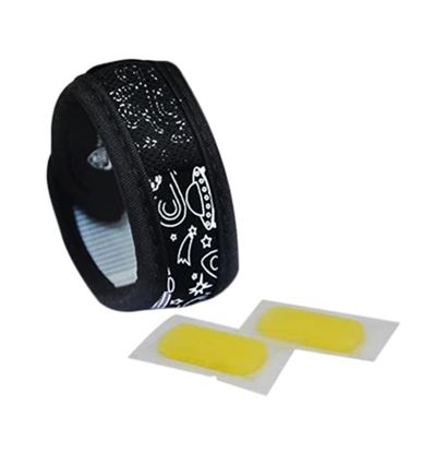 Picture of Safe-O-Kid Space Anti-Mosquito Band with 2 Refills and Free 6 Anti Mosquito Patches / Stickers
