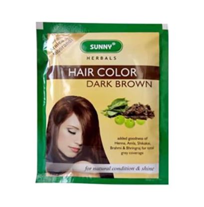 Picture of BAKSON'S Hair Color 12 Sachets Dark Brown