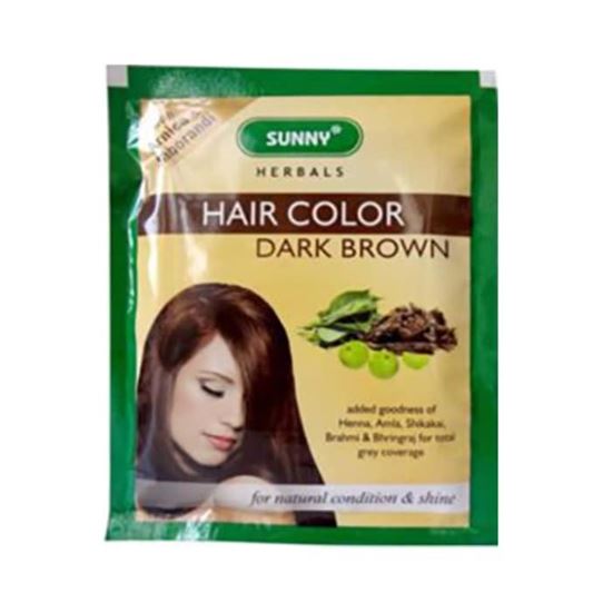 Picture of BAKSON'S Hair Color 12 Sachets Dark Brown