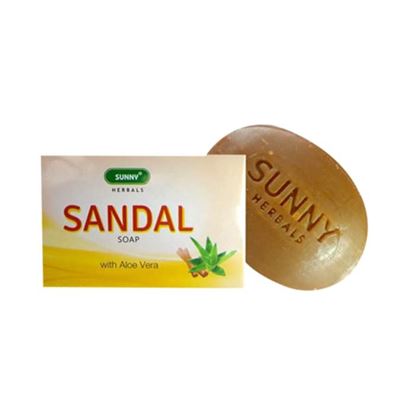 Picture of Sunny Herbals Sandal Soap with Aloe Vera