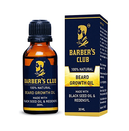 Picture of Barber's Club Beard Growth Oil with Black Seed