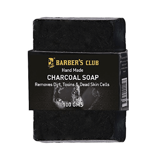 Picture of Barber's Club Hand Made Organic Charcoal Soap