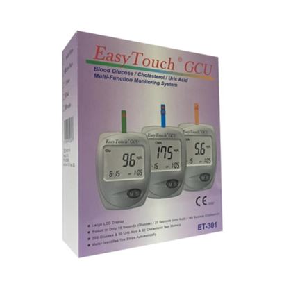 Picture of EasyTouch GCU Blood Glucose/Cholesterol/Uric Acid Multi-Function Monitoring System ET 301