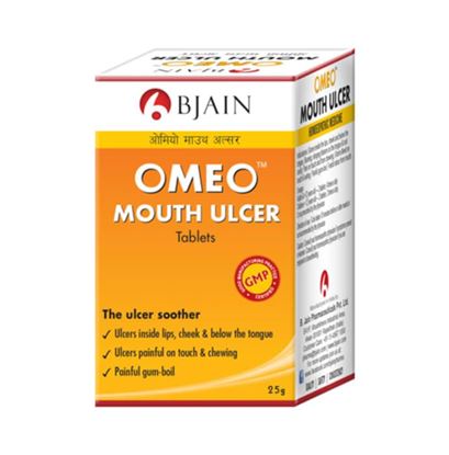 Picture of BJAIN Omeo Mouth Ulcer Tablet