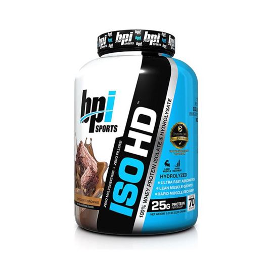Picture of BPI Sports ISO HD 100% Whey Protein Isolate & Hydrolysate Chocolate Brownie