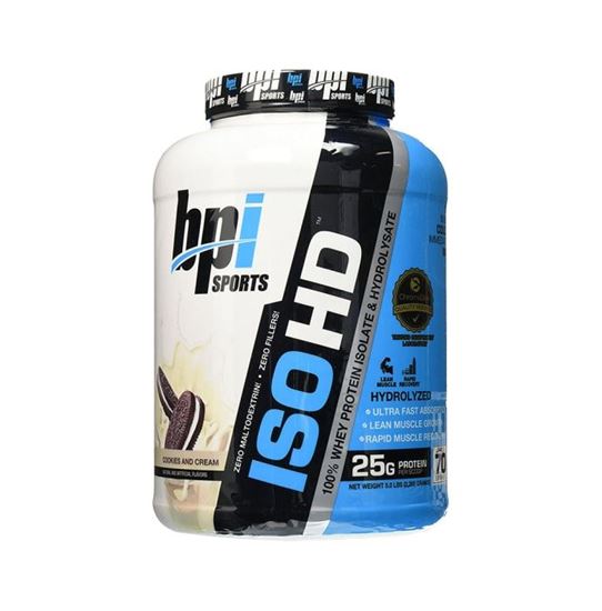 Picture of BPI Sports ISO HD 100% Whey Protein Isolate & Hydrolysate Cookies & Cream