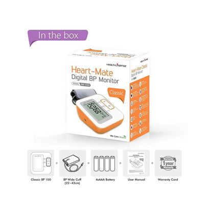 Picture of Health Sense Heart Mate Classic BP 100 Digital BP Monitor White