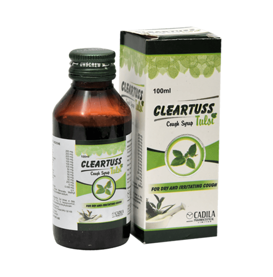 Picture of Cleartuss Tulsi Syrup Pack of 2