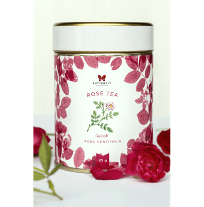 Picture of Butterfly Ayurveda Floral Tea - Rose Petal Infusion (Gulaab)