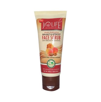 Picture of Jiolife Walnut and Apricot Face Scrub Pack of 2