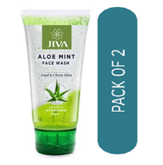 Picture of Jiva Aloe Mint Face Wash Pack of 2