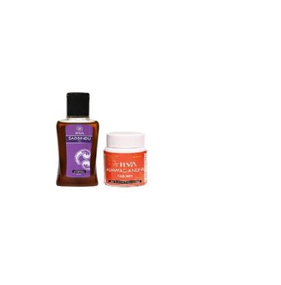 Picture of Jiva Sadbindu Oil-20ml with Ashwagandha Tablet-60