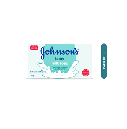 Picture of Johnsons Baby Milk Soap Pack of 3